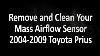 Removing And Cleaning A Prius Mass Air Flow Sensor