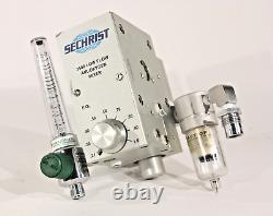 Sechrist 3500 Low Flow Meter Air/Oxygen Blender Mixer with Water Trap