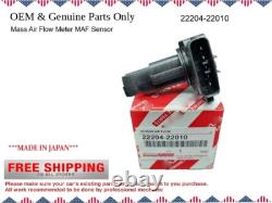 Single Mass Air Flow Meter Sensor OEM # 22204-22010 GENUINE