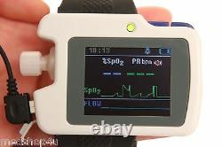 Sleep apnea screen meterSpO2, Pulse Rate, Nose Air flow monitor, Alarm NEW RS01