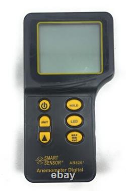 Smart Sensor Anemometer Air Flow Meter Intell Instruments Plus AR826+ Digital