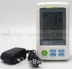 TES TES-5321 PM2.5 Air Quality Monitor PM2.5 0 to 500mg/m3! NEW