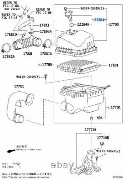 TOYOTA LEXUS Genuine Intake Air Flow Meter Sensor Sub-Assy 22204-22010 OEM Parts