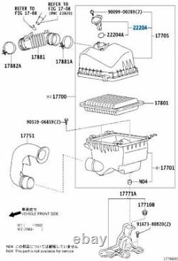 TOYOTA LEXUS Genuine Intake Air Flow Meter Sensor Sub-Assy 22204-22010 OEM Parts