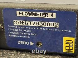 Teledyne HFM-300 Mass Flow Meter Controller 50 SCCM/AIR Working Pull