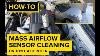 Toyota Corolla Mass Air Flow Sensor Cleaning 1998 2002