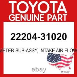 Toyota Genuine 22204-31020 Meter Sub-assy, Intake Air Flow Oem 2220431020