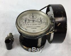Vintage Negretti & Zambra London, Wind / Air Speed Flow Meter, Vane Anemometer